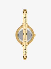 Mini Izzy Pavé Gold-Tone Watch and Interchangeable Bezel Set