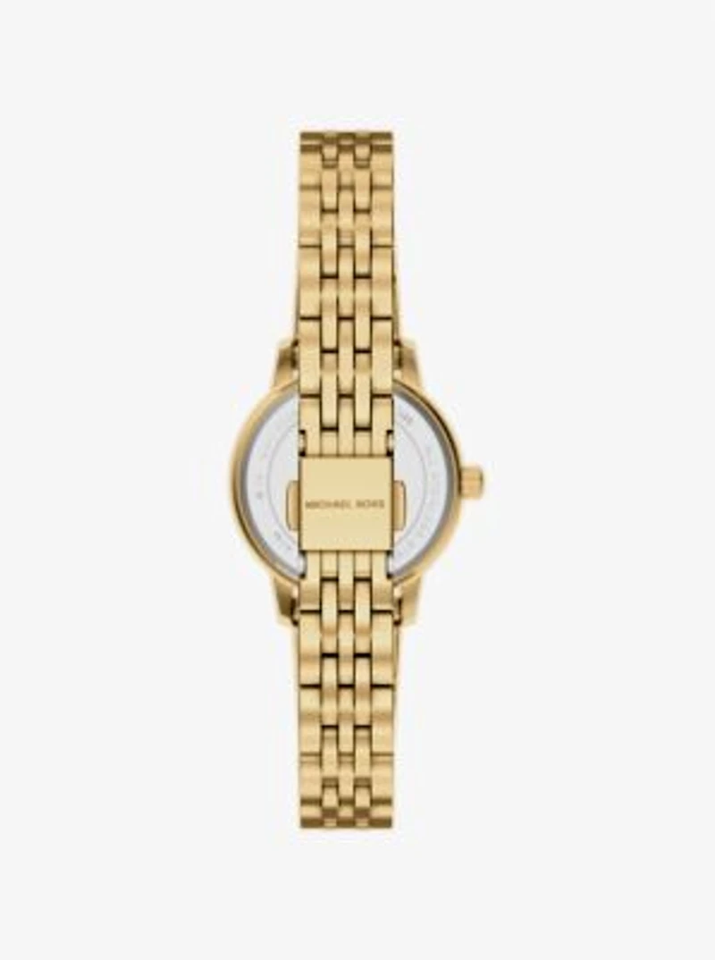 Mini Melissa Pavé Gold-Tone Watch and Jewelry Set