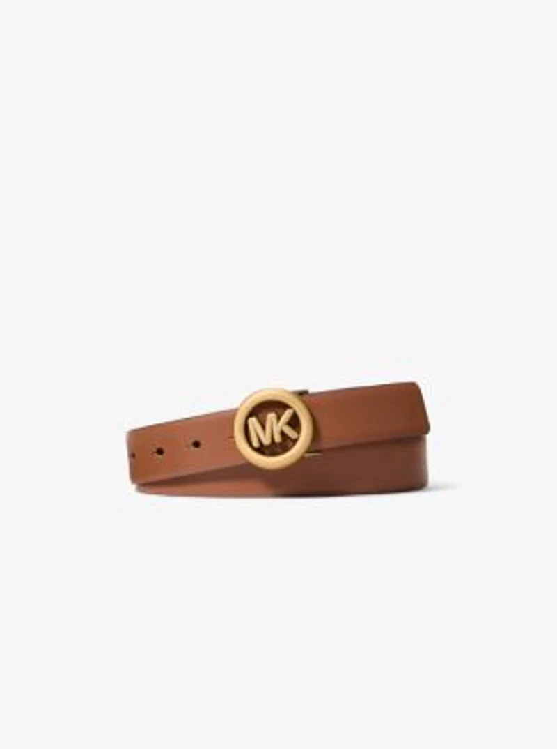 Logo Leather Belt