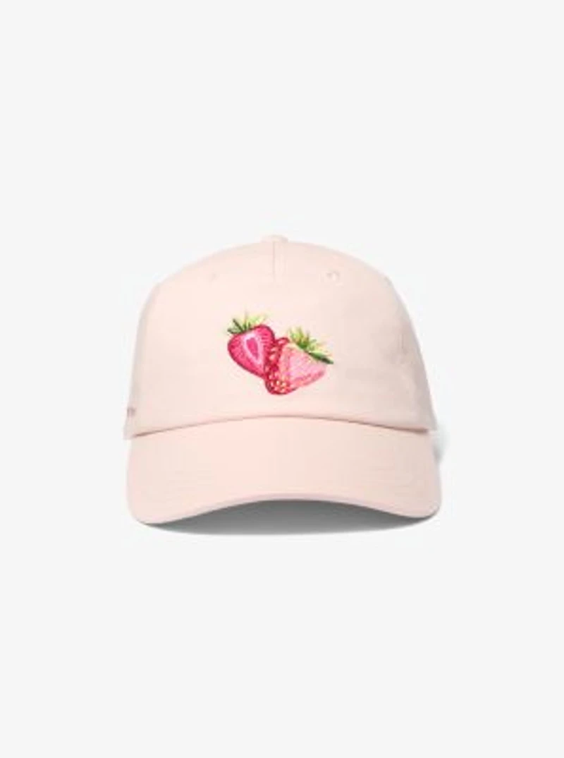 Fruit Embroidered Cotton Baseball Hat