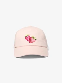 Fruit Embroidered Cotton Baseball Hat