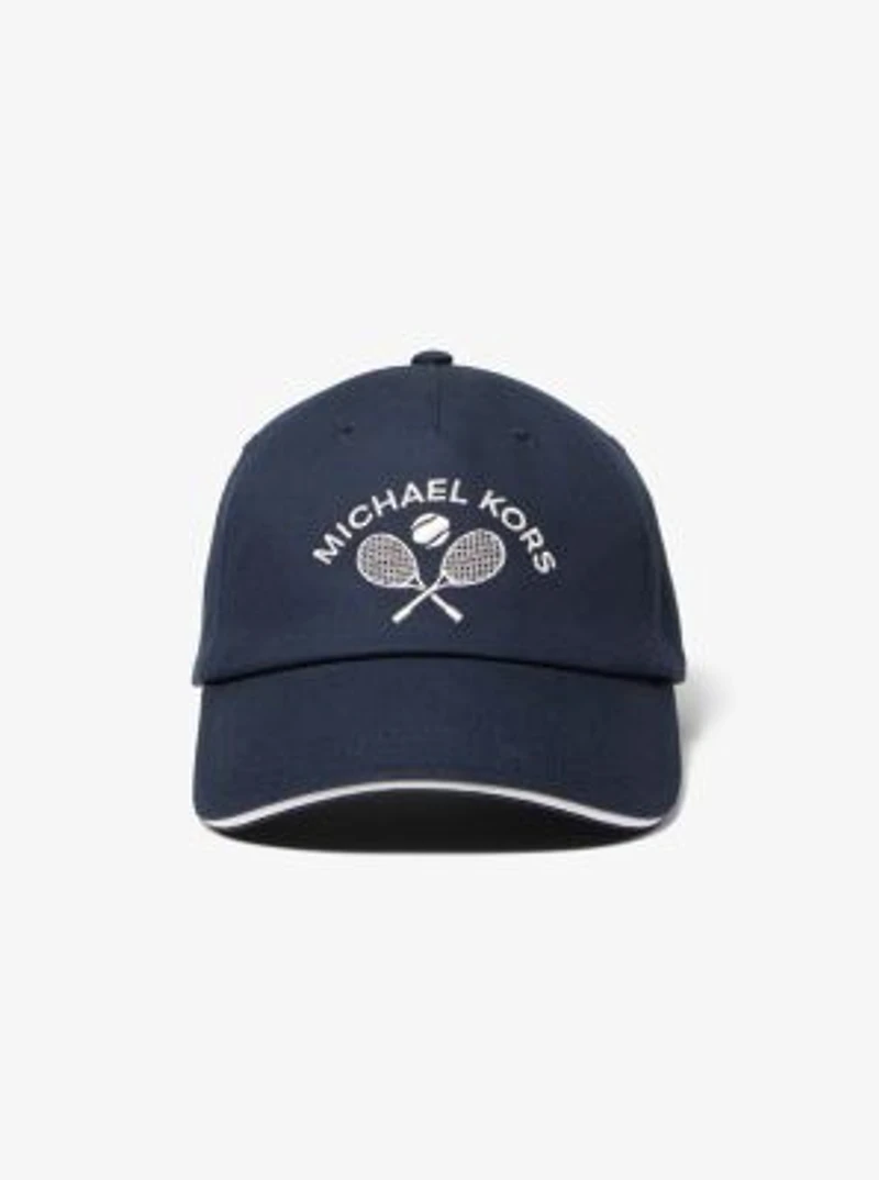 Tennis Embroidered Cotton Baseball Hat