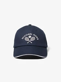 Tennis Embroidered Cotton Baseball Hat