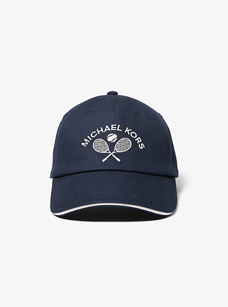 Tennis Embroidered Cotton Baseball Hat