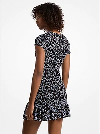 Floral Print Georgette Dress