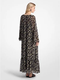 Floral Georgette Maxi Dress