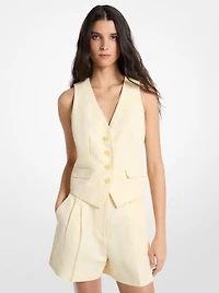 Linen and Cotton Vest