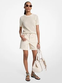 Boyfriend Denim Shorts