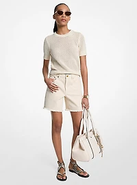 Boyfriend Denim Shorts