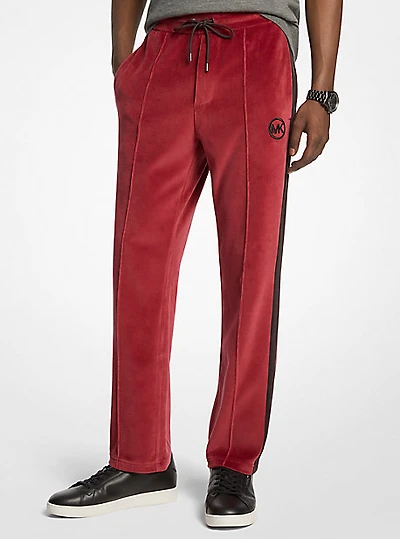 Stripe Velour Joggers