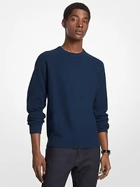 Wool Blend Crewneck Sweater