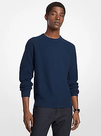 Wool Blend Crewneck Sweater
