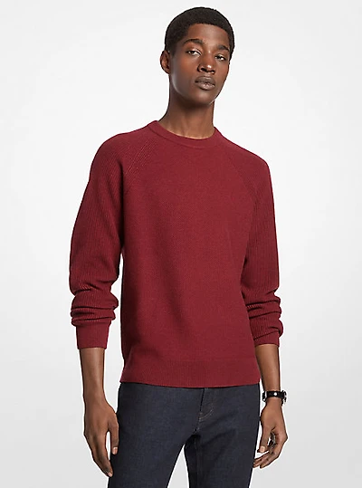 Wool Blend Crewneck Sweater