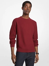 Wool Blend Crewneck Sweater