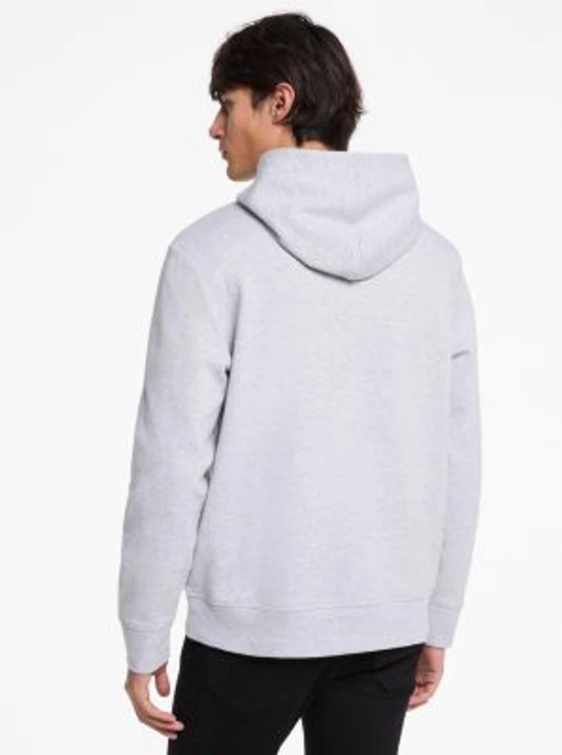 Logo Cotton Blend Hoodie