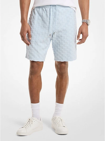 Logo Jacquard Terry Shorts