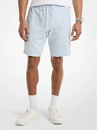 Logo Jacquard Terry Shorts