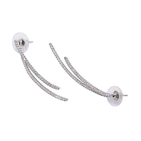 AGP PARIS Womens Shimmering Rays Drop Earrings