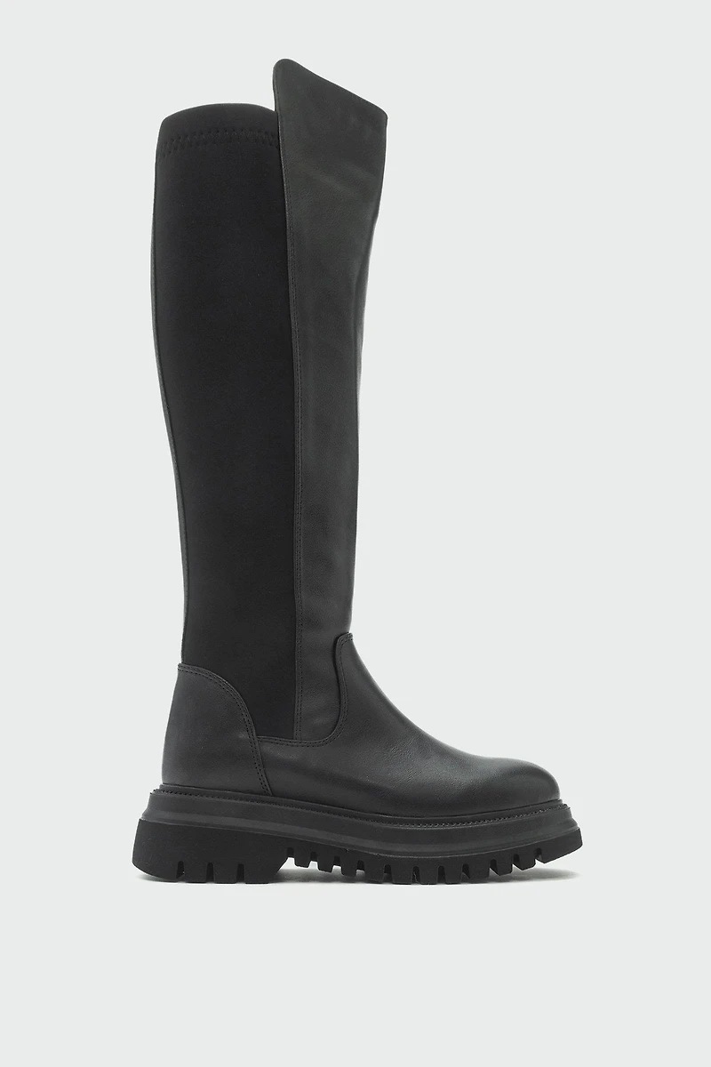 Prologue Shoes Womens Shadow Knee High Boot