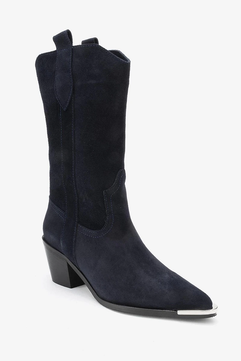 Forever & Always Womens Alvi Leather Western Boots
