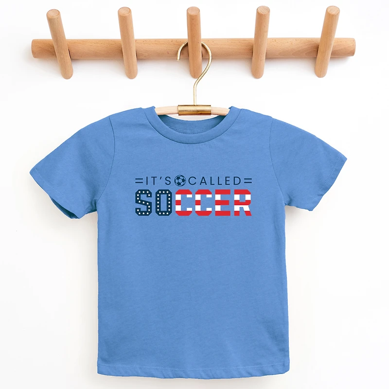 The Juniper Shop - Youth Short Sleeve Graphic T-Shirt It's Called Soccer USA