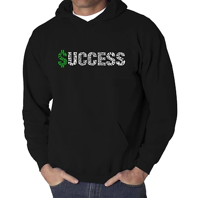 LA Pop Art Success - Men's Word Hooded Sweatshirt