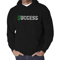 LA Pop Art Success - Men's Word Hooded Sweatshirt