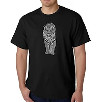 LA Pop Art Men's Word T-Shirt - Tiger