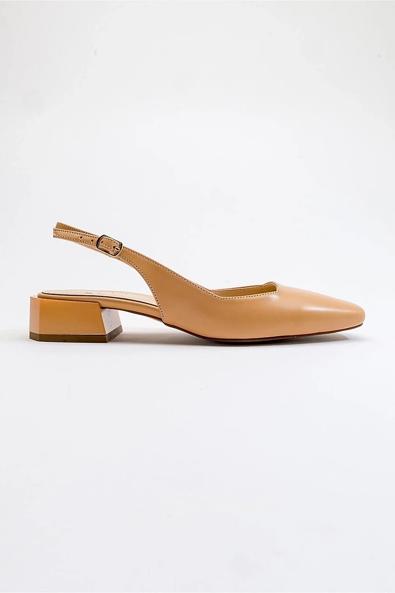 Prologue Shoes Womens State Round Toe Slingback Pump