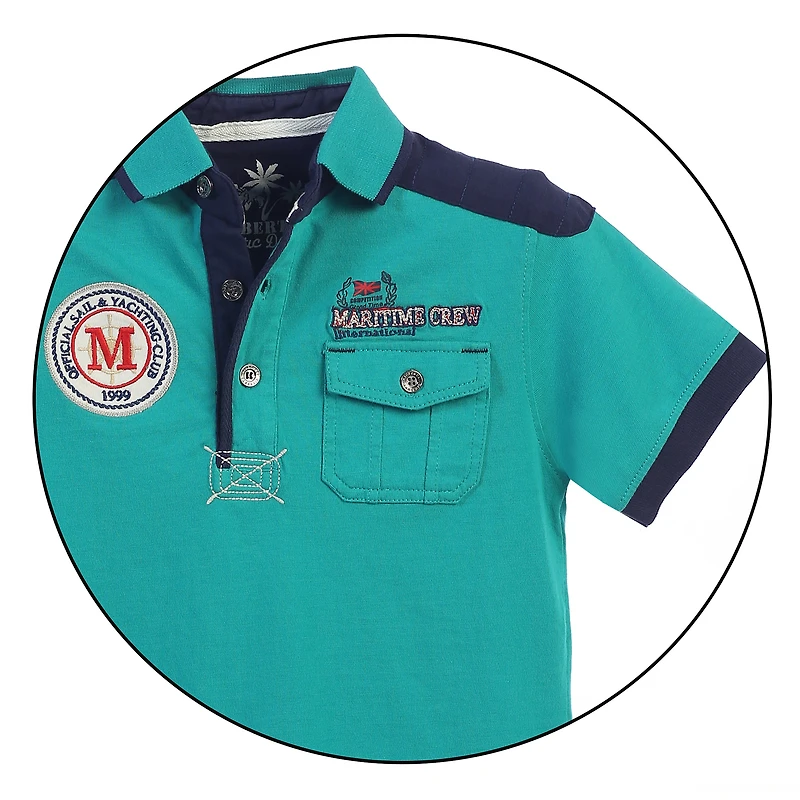 Gioberti Boy's 100% Cotton Polo Shirt