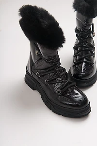 Prologue Shoes Womens Rosie Fur Lined Boot
