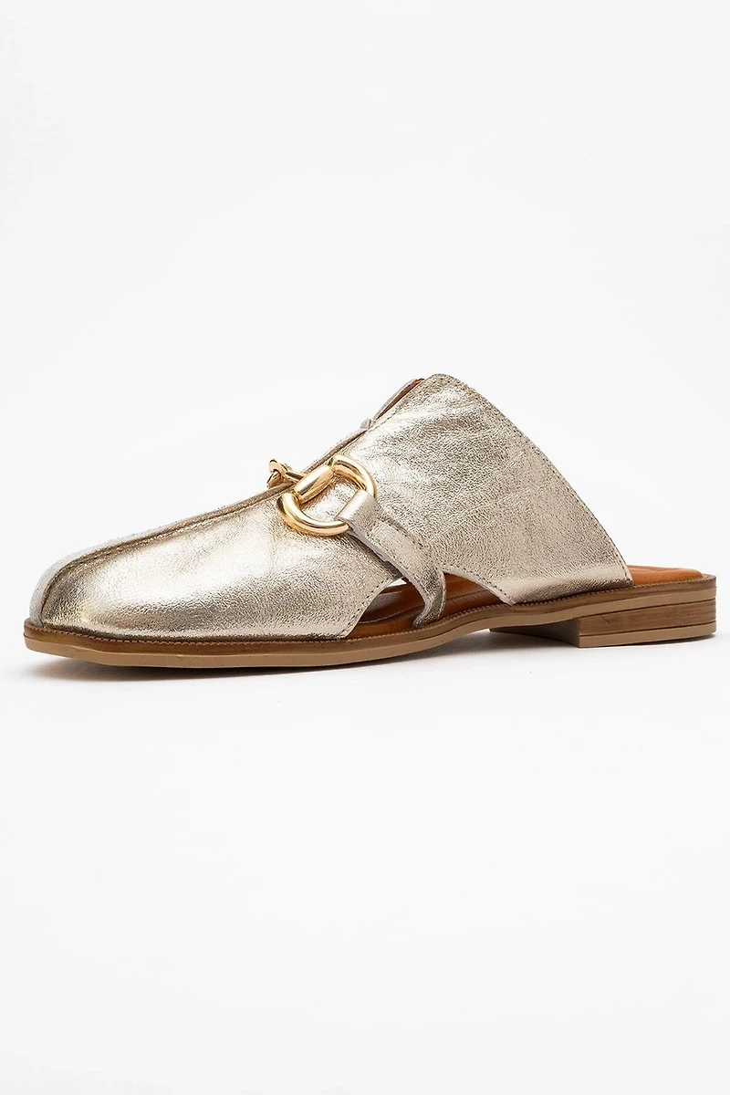 Forever & Always Womens Favor Leather Mules
