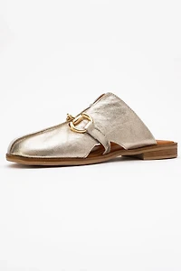 Forever & Always Womens Favor Leather Mules
