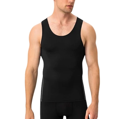 Anna-Kaci Mens Compression Scoop Neck Tank Top