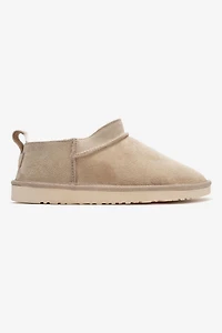 Forever & Always Womens Yukon Leather Ankle Booties
