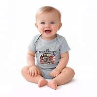The Juniper Shop - All American Boy Dogs Baby Short Sleeve Graphic Bodysuit