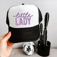The Juniper Shop - Embroidered Little Lady Youth Graphic Foam Trucker Hat