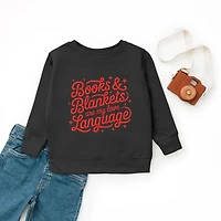 The Juniper Shop - Books & Blankets Are My Love Language Youth Graphic Sweatshirt