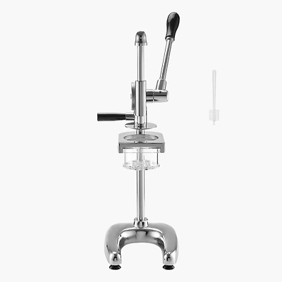 HONGGE Manual Mashed Potato Extruder & Long French Fry Maker, Stainless Steel Press with Pull-Out Bowl