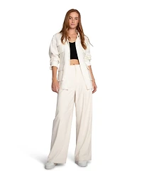 Belle & Bloom Womens Still Storm Belted Safari Jacket