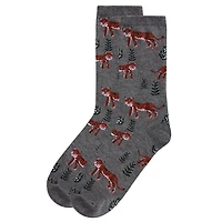 MeMoi Tigers Bamboo Blend Crew Socks