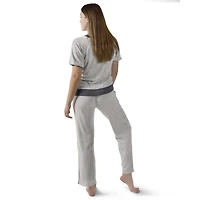 MeMoi Women's Bamboo-Blend Spa Terry Matching Top and Pants Set