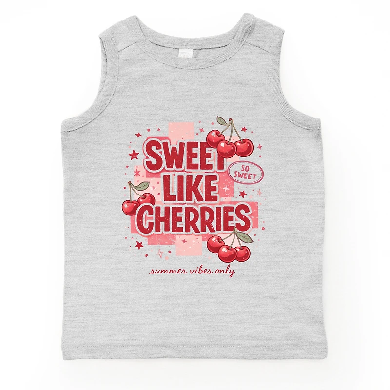 The Juniper Shop - Sweet Like Cherries Summer Vibes Youth Tank Top