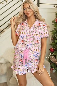 Threaded Pear Women's Margaret Short 2pcs Pajama Set