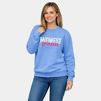Simply Sage Market Midwest Princess Puff Women's Graphic Sweatshirt