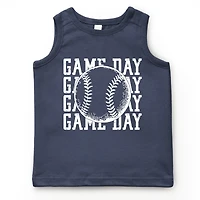 The Juniper Shop - Distressed Game Day Baseball Youth Tank Top