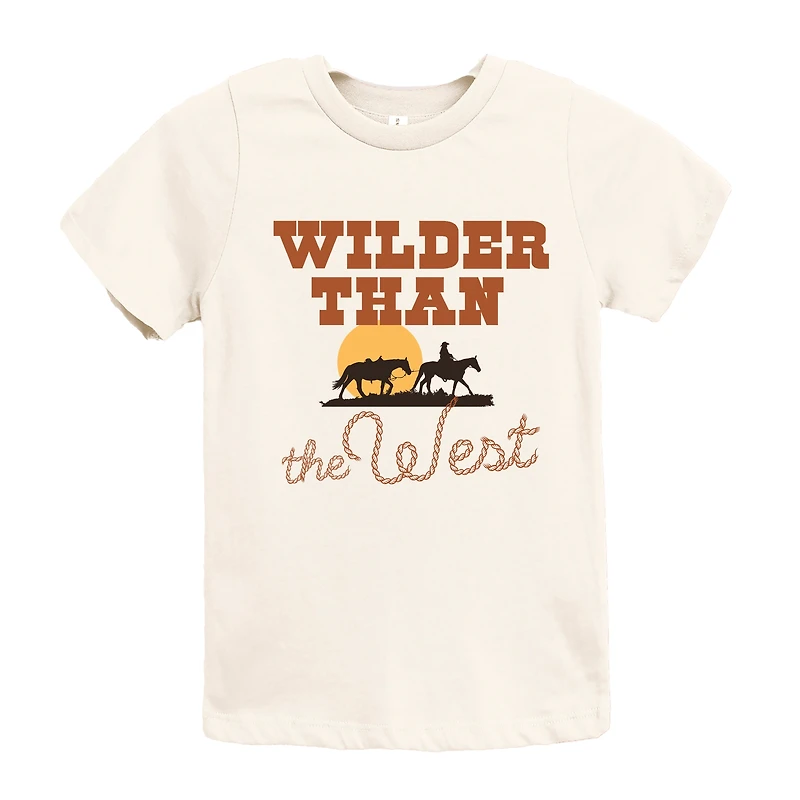 The Juniper Shop - Wilder Than West Bold Youth Short Sleeve Graphic T-Shirt