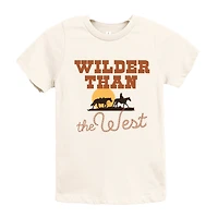 The Juniper Shop - Wilder Than West Bold Youth Short Sleeve Graphic T-Shirt