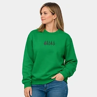 Simply Sage Market - Embroidered Christmas Trees  Women's Graphic Sweatshirt