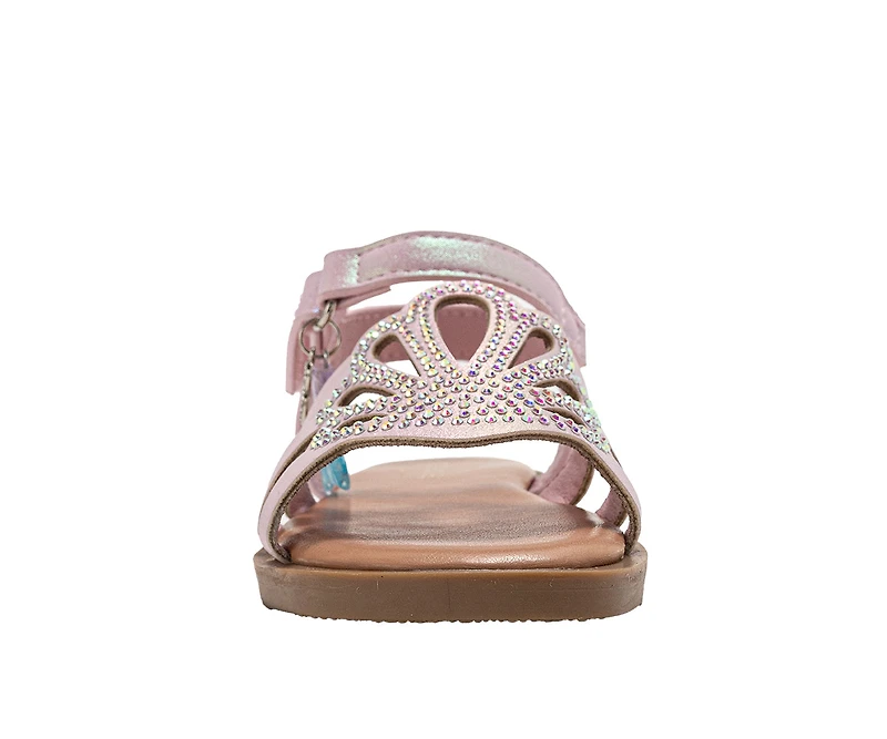 bebe Toddler Girl's Strappy Sandals with Rhinestones